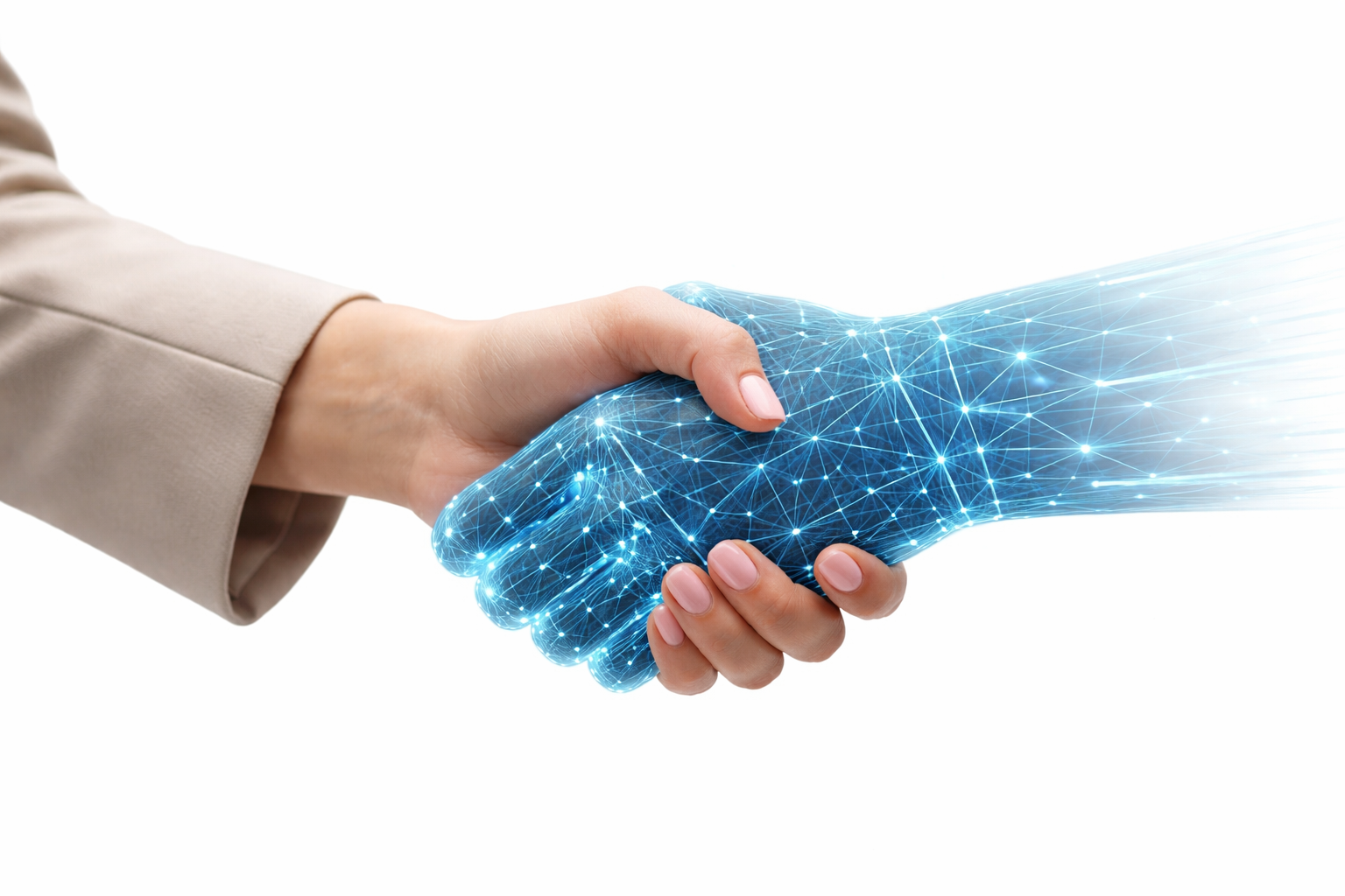 Handshake illustration